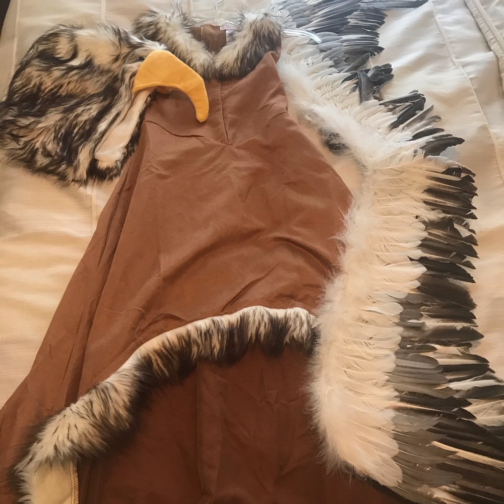 Chasing fireflies eagle costume 6/8 w/wings, boots - Picture 2 of 5